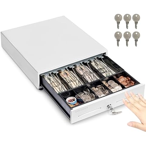 13" Manual Push Open Cash Register Drawer Cover