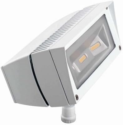 RAB Lighting FFLED18W 18-watt 1624-Lumens 277-volt Aluminum Rectangular Cool LED Floodlight, White