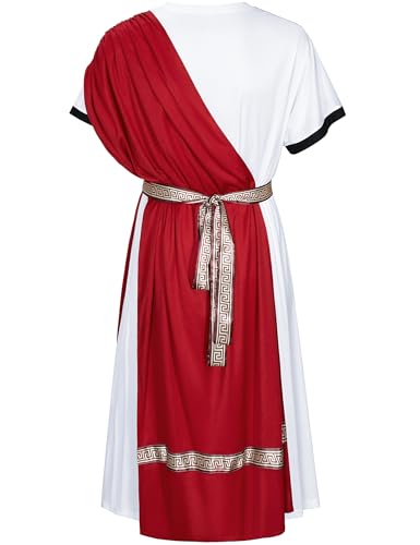 Disfraz Toga para Hombre Rojo Talla Large miniatura 4