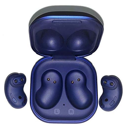 Samsung Galaxy Buds Live ANC TWS Wireless Bluetooth 5.0 Earbuds for iOS & Android, 12mm Drivers, International Model - SM-R180 (Buds Only, Mystic Blue (Limited Edition))