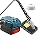 TPDL Akku Lötkolben für Bosch Professional 18V System GBA Akku, 60W Cordless Lötkolben Einstellbar Temperatur 51-480°C mit ON/OFF Schalter, 50g Löt-draht, Lötkolbenständer für Elektrische Arbeiten MI 4 günstig Kaufen-TPDL Akku Lötkolben für Bosch Professional 18V System GBA Akku, 60W Cordless Lötkolben Einstellbar Temperatur 51-480°C mit ON/OFF Schalter, 50g Löt-draht, Lötkolbenständer für Elektrische Arbeiten