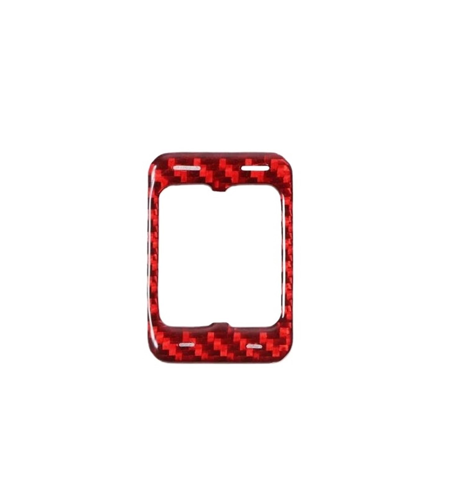 Pypfqumqgr Carbon Fiber Red For Subaru For Brz 2021- Carbon Fiber Center Console Seat Heating Button Trim Stickers Car Tuning(Carbon Fiber Red)