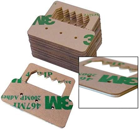 3DECO Picture Hanger made from robust plastic with glue (3M), Pack of 20, Self-Adhesive Hangers similar to foldable eyelets or triangular eyelets.