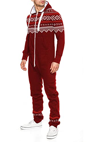 Men's Printed Onesie Hoody All In One Tracksuit Men Allover Printed Jumpsuit4