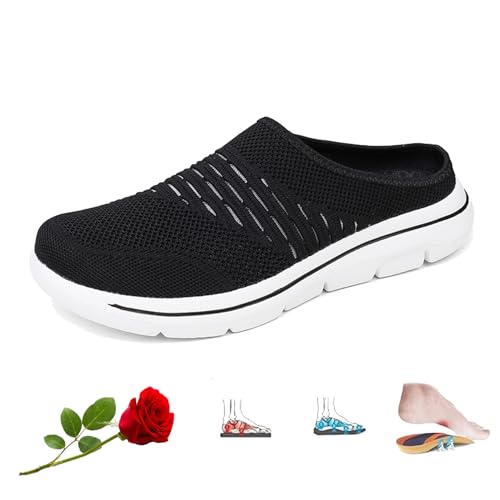 Mens Sport Sandals Orthopedic, Comfort Arch Support Sandals for Men Slip on Breathable Support Sandals for Walking