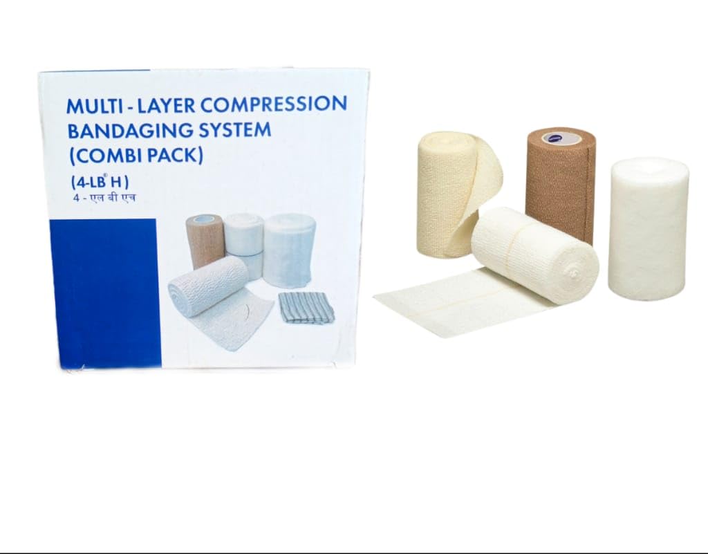 4LB BANDAGES,Multi Layer Compression Bandages,FOUR BANDAGES KIT