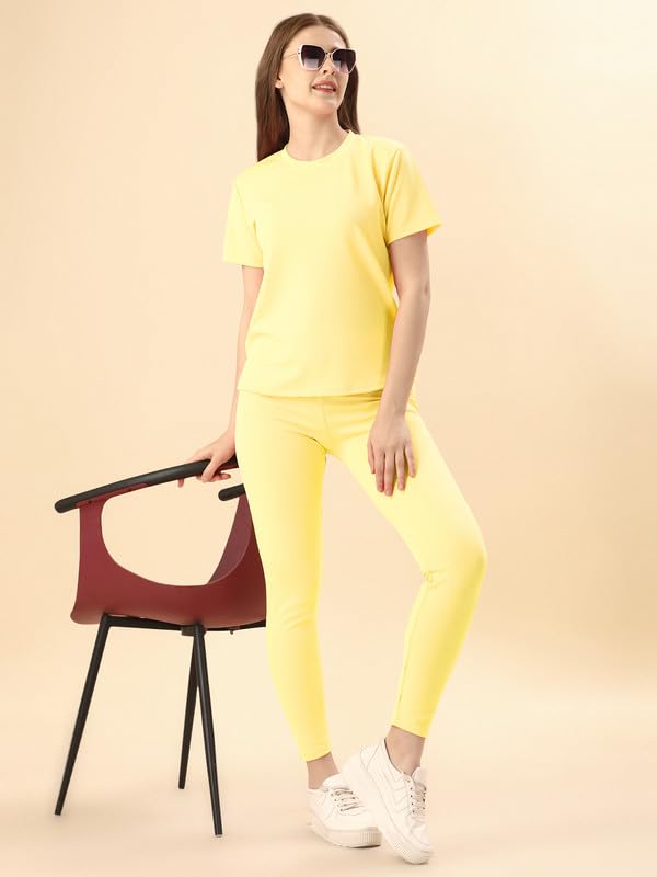 Image of DTR FASHION Cotton Blend Styled With Solid Lining Tracksuit | Co-ord Set For Women| Active Wear Suit Set For Women