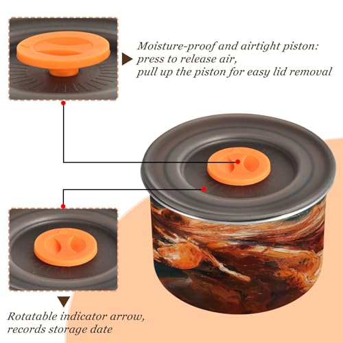 Contenedor Hermético de Acero Inoxidable para Café 17oz miniatura 4