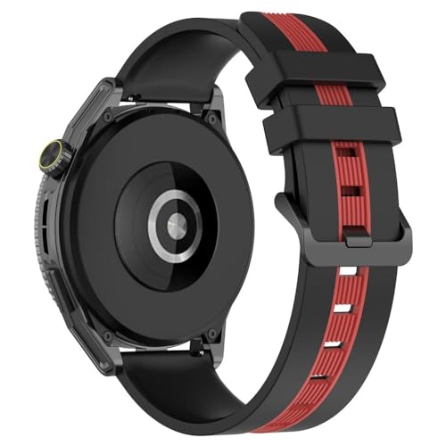 Correa de silicona 22 mm deportes mujer pulsera de muneca de goma resistente 4