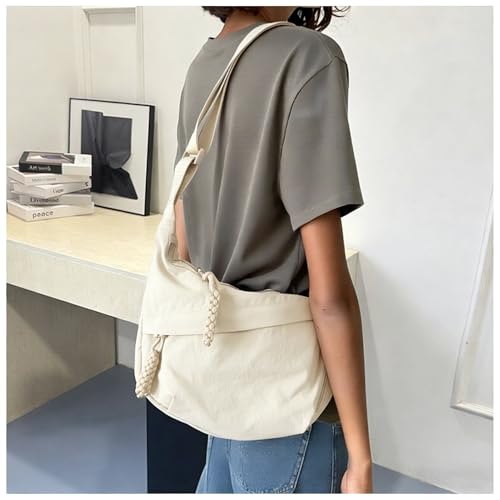 Bolso bandolera de nylon para mujer, ligero y casual miniatura 3
