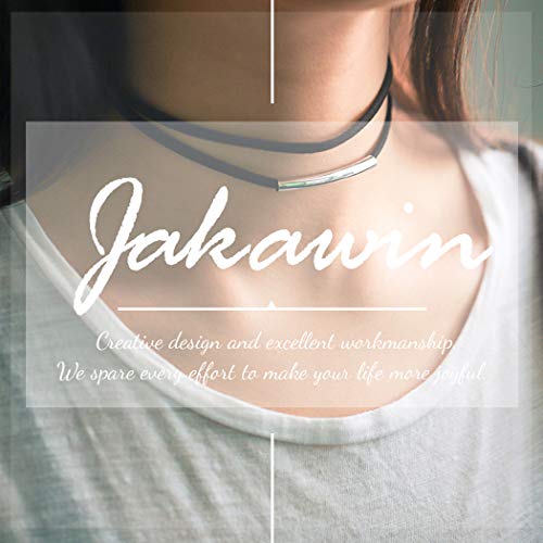 JAKAWIN Choker Necklace Black Gothic Chokers for Women NK134 (for age over 15)4