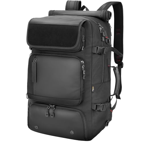 60L Convertible Carry On Backpack&Duffle Bag&Weekender Bag with 17" Padded