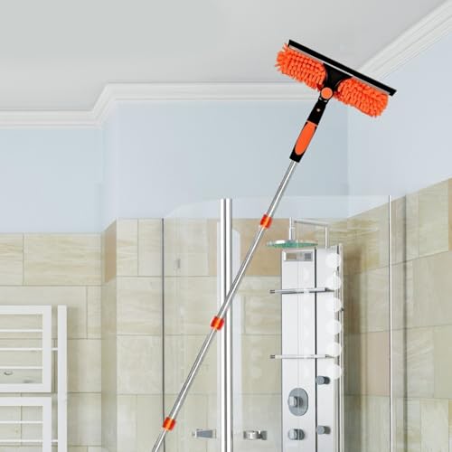 Épousseteur en microfibre à long manche pour plafonds et ventilateurs - 4