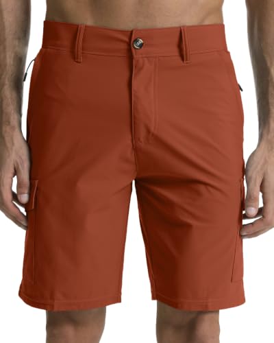 Image of Men's Lightweight Hiking Work Cargo Shorts 9 inch-5 Pockets