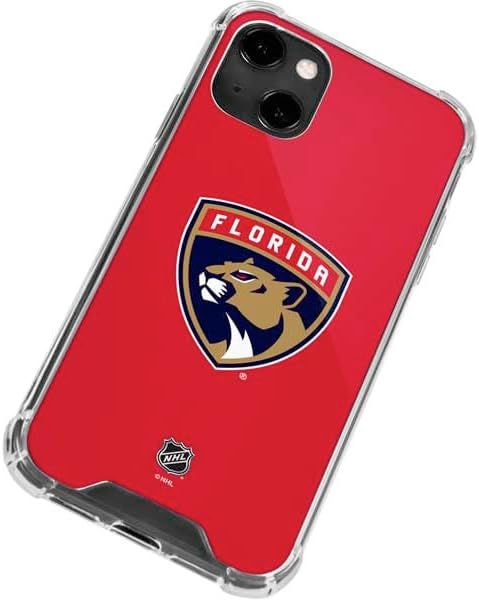 Skinit Clear Phone Case Compatible with iPhone 14 - Officially Licensed NHL Florida Panthers Logo Design