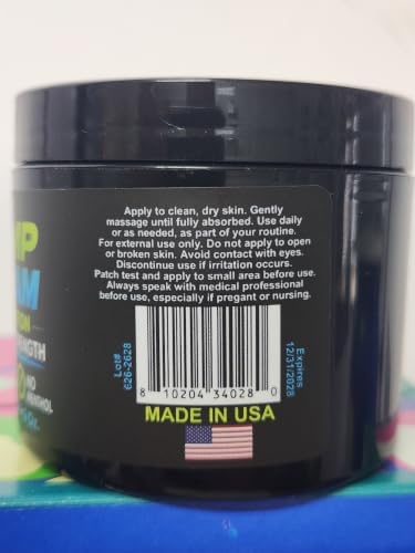 Hemp Cream Maximum Strength – Hemp Cream for Muscles – Knees, Back, Neck & Feet – with Hempseed Oil, Arnica, MSM, Lavender & Aloe – No Menthol, Lab Tested – 5 Oz, Made in USA — view 2