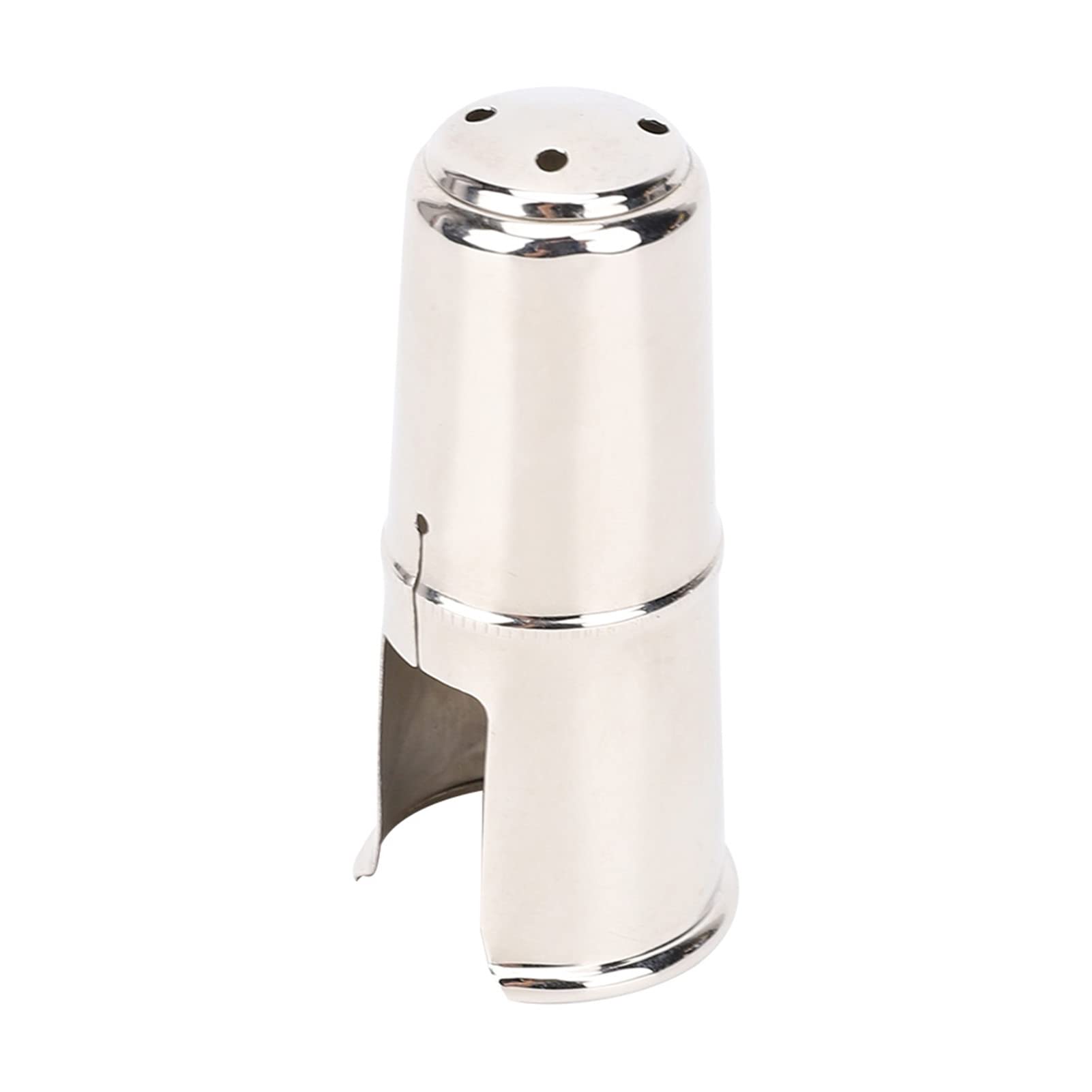 Capuchon bec clarinette Sib, couvercle de protection de capuchon de tête de flûte, bouchon d'embouchure nickelé, pour saxophone, de la clarinettes aiguë ou de la clarinette
