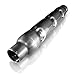 Stainless Works - 2.5in CHAMBERED ROUND MUFFLER (MILL FINISH) (CR2525)