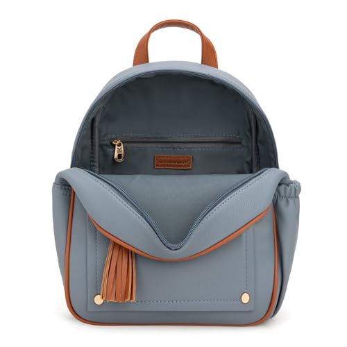 Image of Montana West Mini Backpack Purse for Women Anti Theft Backpacks with Secured Zipper and Tassel