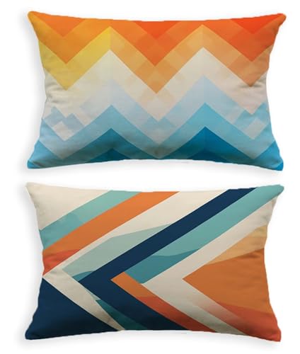 Housse de coussin 40x70 lavable avec zip invisible pour salon propre