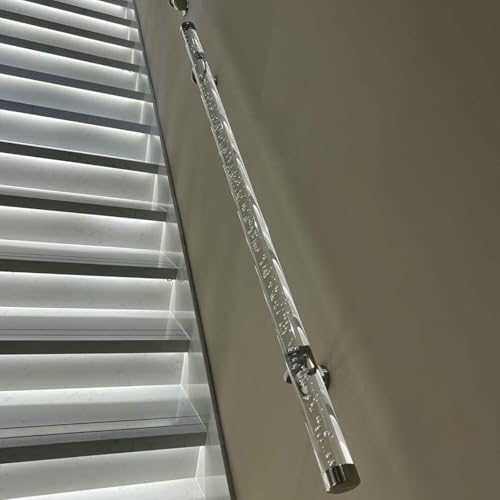 Main courante en acrylique transparent escalier support mural avec embouts