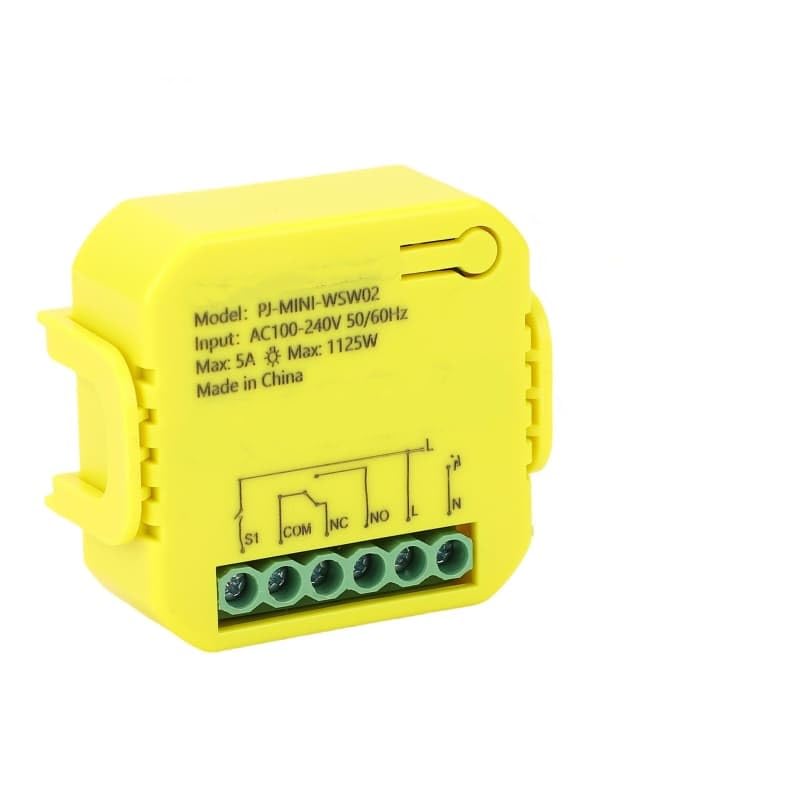 WiFi Relay Switch Module Dry Contact Intelligent Relay Switch, Suitable for Home appliances, Mobile Phone APP Voice or Button Control