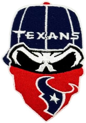 Siam Accs Rugby Fans Houston Gangster Logo Patch Embroidery American Football Fan Favorite Team Iron On Sew On for Clothing Backpacks Jeans Motorcycle Sew On Custom Jackets Hats Tactical Bags