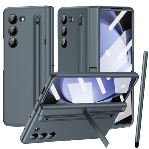 Coque Galaxy Z Fold 6 intégrale vert avec stylet et protège-charnière
