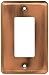Franklin Brass 64124 Stamped Steel Round Single Decorator Wall Plate, 1 per pkg