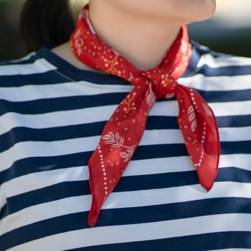 Image of WHTE MOSS Bandana - 100% Cotton Extra Soft Scarf Handkerchief for Men & Women