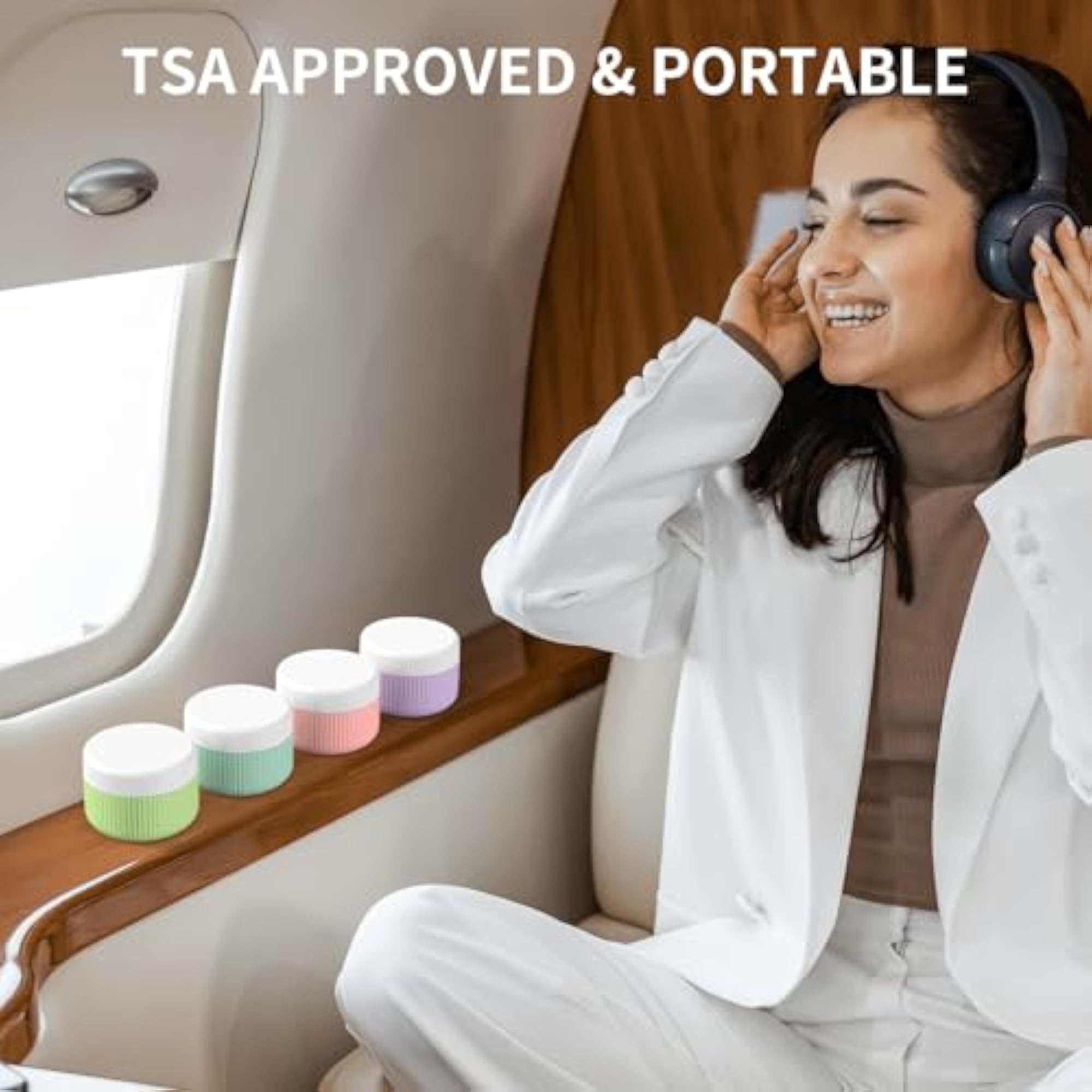 Travel Containers for Toiletries, TSA Approved