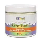 Aura Cacia Peaceful Patchouli & Sweet Orange Aromatherapy Foam Bath | 14 oz. Jar