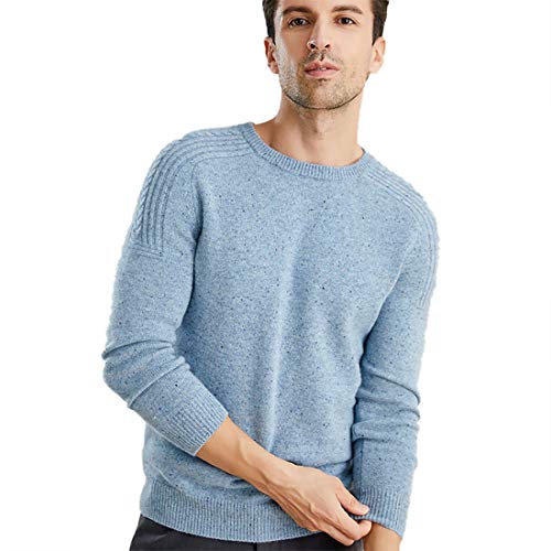 Pull col rond homme en cachemire idéal pour les journées fraîches d'hiver