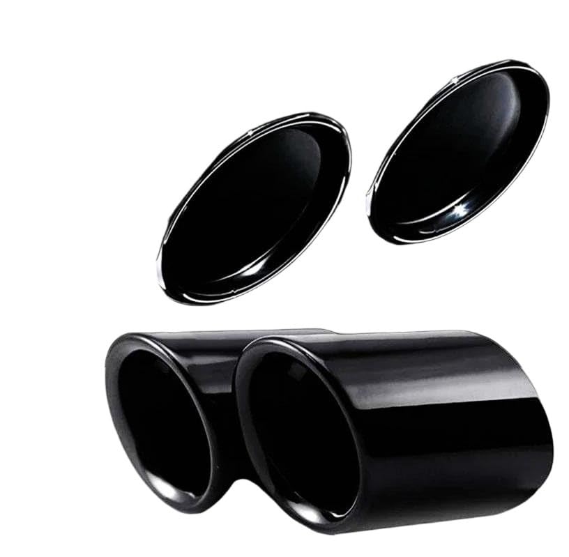 Puntas de silenciador de acero inoxidable para escape deportivo compatible con Serie 5 F10 E60 4