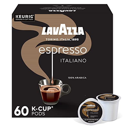 Lavazza Espresso Italiano Single-Serve Coffee K-Cups for Keurig Brewer, Medium Roast, 100% Arabica, Value Pack, 10 Count (Pack of 6)