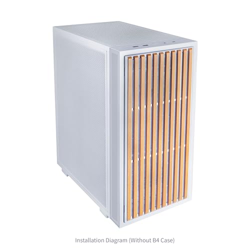 Image of Lian Li B4-mATX Vertical AeroDeck-Vertical Setup Accessory-White-B4-1W | Enhanced Airflow Accessory, Vertical Setup, B4-1W