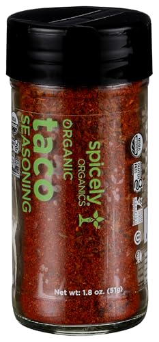 SPICELY Organic Taco Seasoning Salt Free, 1.8 OZ