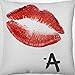 BYRON HOYLE Pretty Little Liars Novedad Labios con una funda de almohada de lino cuadrado funda de almohada funda de almohada con cremallera decoración del hogar 45,7 x 45,7 cm