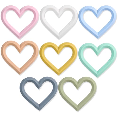 Valentine's Day Baby Teether Silicone Heart...