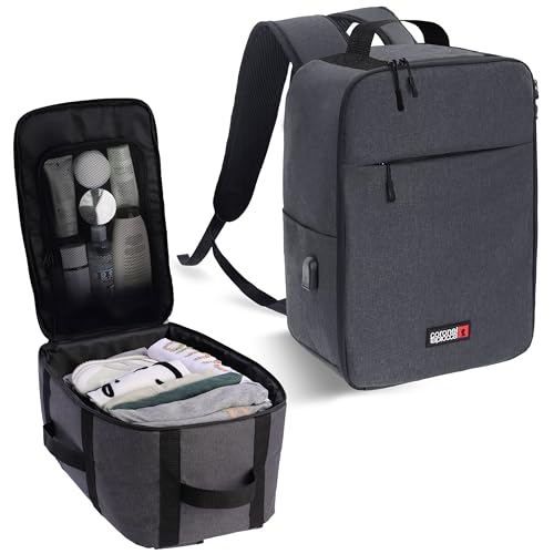 Coronel Tapioca - Mochila viaje cabina avion 40x20x25 - Mochila ryanair 40x20x25 - Mochila cabina de viaje - Adaptada para cualquier viaje y aerolínea