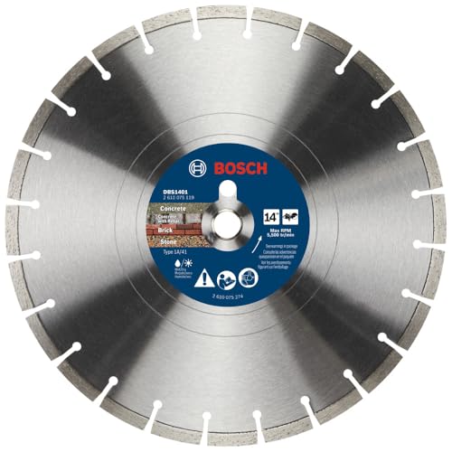 BOSCH DBS1401 14 in. Segmented Rim Blade for Rough Cuts - image 1