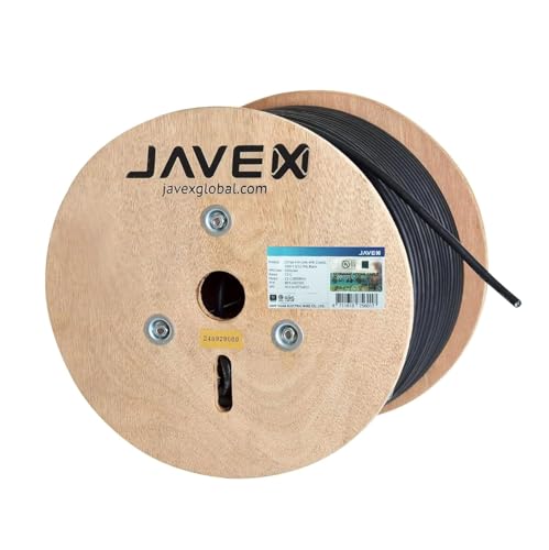 Cable Ethernet JAVEX Cat 6A FTP 500ft Negro