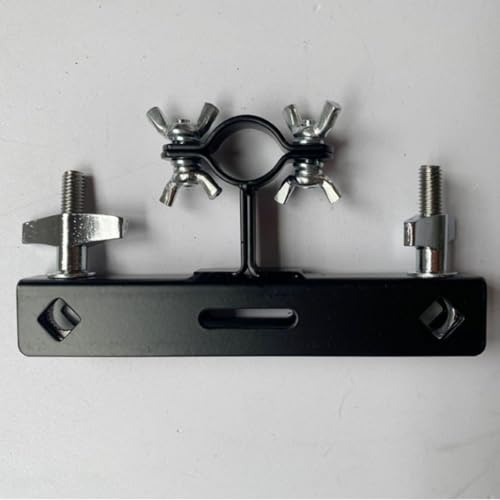 Bass Drum Cowbell Holder Clamp Cowbell Mounting Bracket Metal Support Replacement, Style A miniatura 6