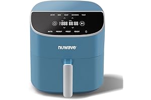 8QT Brio Air Fryer Plus Cozy Blue - Bringing Health and Convenience to Your Kitchen