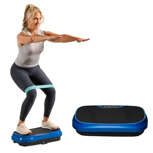 Lifepro Waver Mini Vibration Plate - Whole Body Vibration Platform Exercise Machine - Home & Travel Workout Equipment for Weight Loss, Toning & Wellness - Max User Weight 260lbs