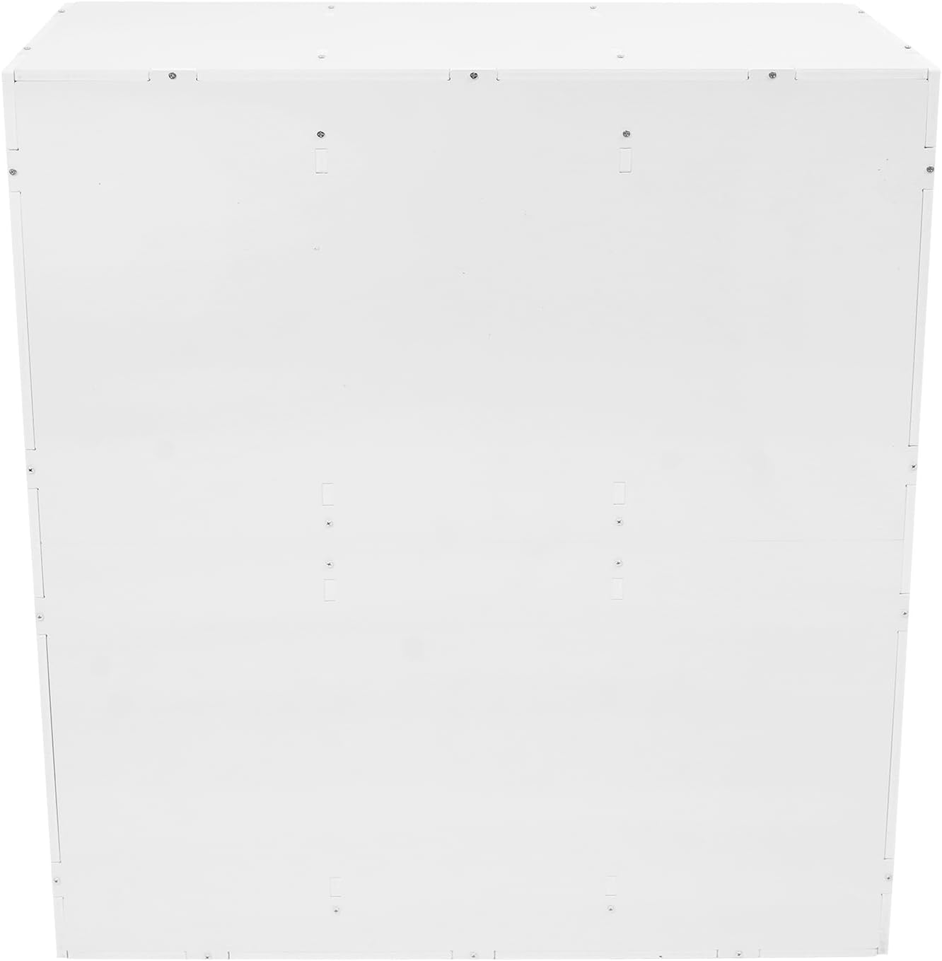 48 Compartment Literature Organizer, Adjustable Shelf Classroom Mailbox, Heavy Duty Mail Sorter & Mail Organizer Countertop for Classroom Office Home School (White)