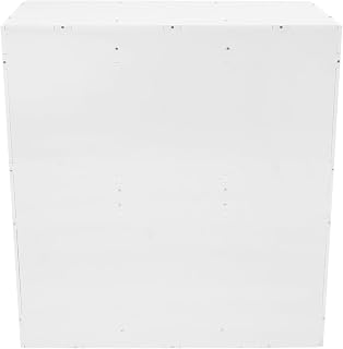 48 Compartment Mail Sorter Organizer, 110lbs Load Capacity, White | Wooden Literature Organizer File Cabinet with Removable Shelves, 31.5*12*37.8in, Paper Storage Rack for Office Classroom Home