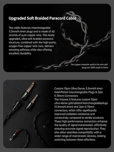 Image of Fanmusic Softears Volume S HiFi Earphone Two Tuning Modes Available in-Ear Monitor Earbuds with 0.78 2pin Cable