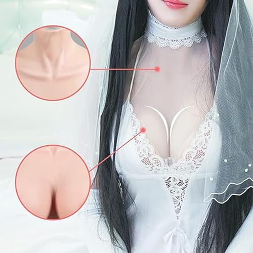 Pechos falsos para cosplay y mastectomía de silicona suave Copa E 4