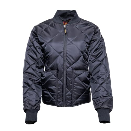 G GAME SPORTSWEAR Women’s Bravest Diamond Quilt Jacket – Navy, Large, Cozy & Stylish for Every Adventure